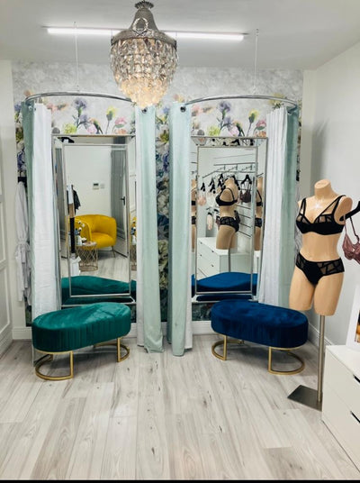 The Fitting Room @ New Mood Boutique. Wexford's premier professional bra fitting service.