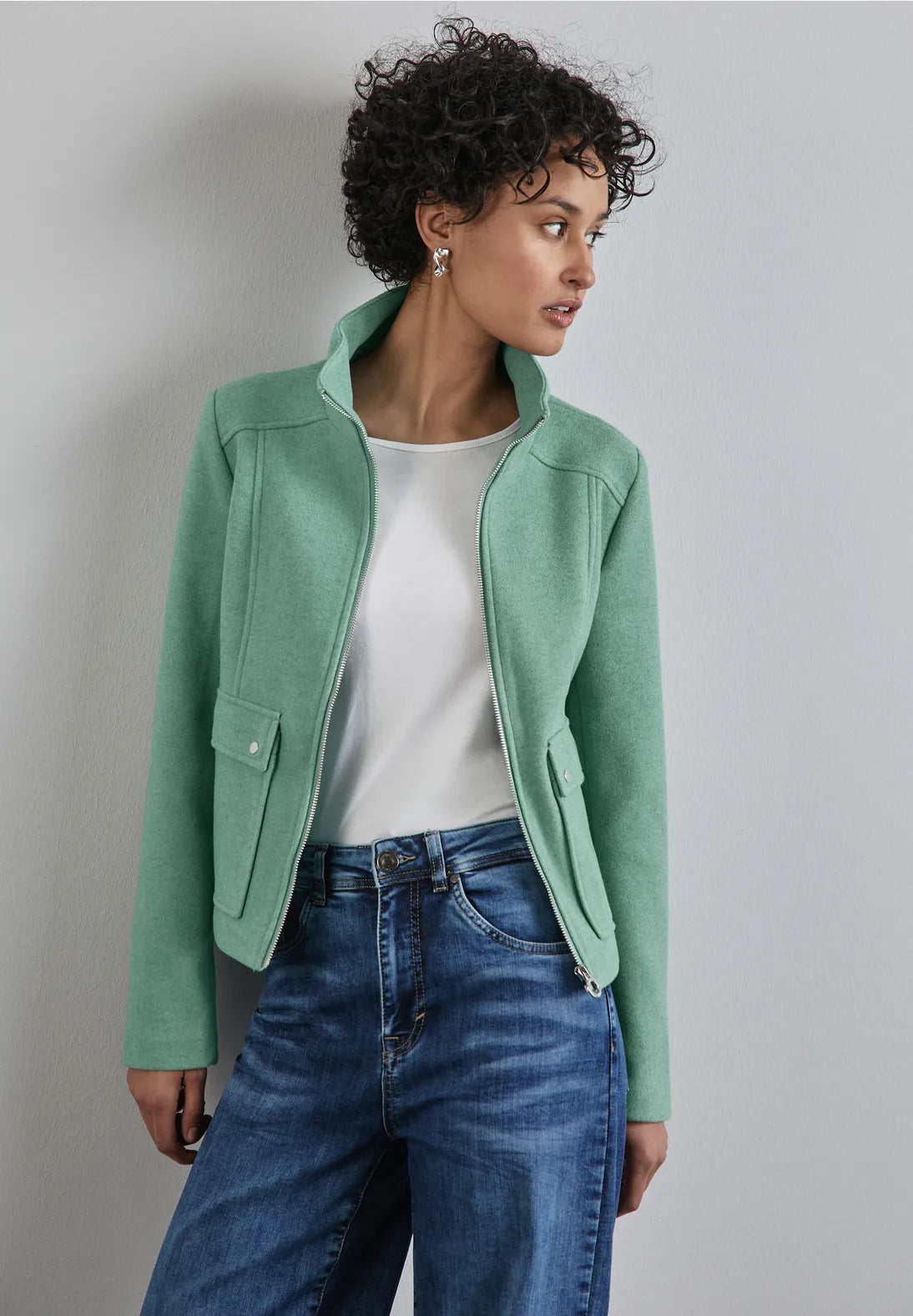 Street One Short Wool Jacket