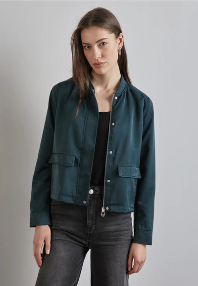 Street One Satin Bomber Jacket