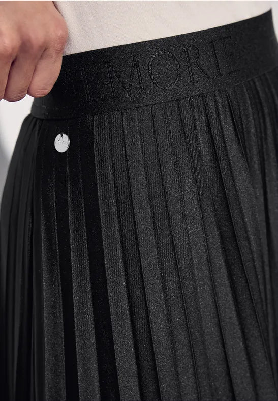 Street One Black Plissee Skirt