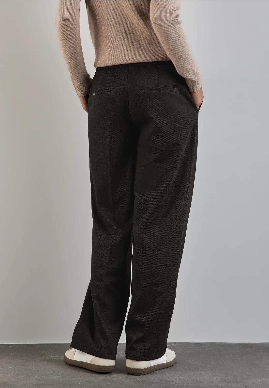 Street one High waisted Melange Look Trousers