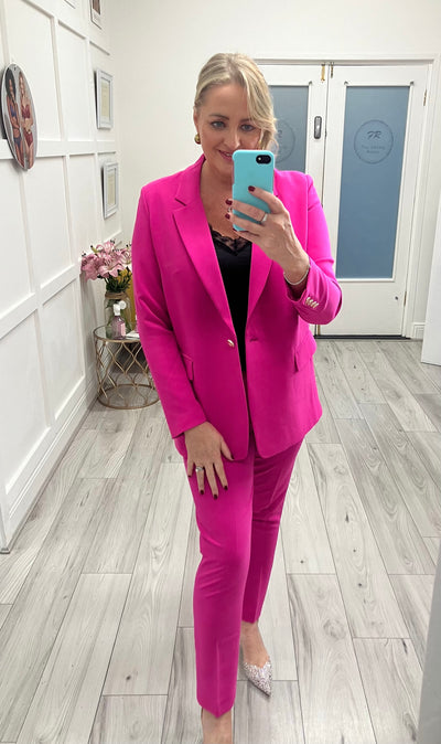 Zoey Blazer by Esqualo in Hot Pink