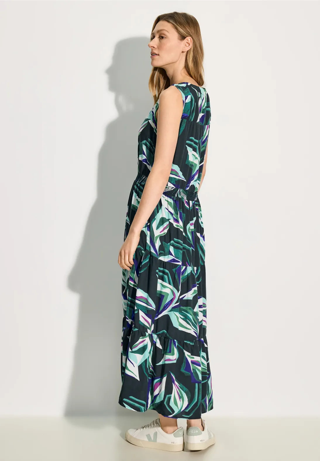 CECIL Sleeveless Dress(Fir Green)