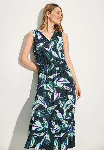 CECIL Sleeveless Dress(Fir Green)