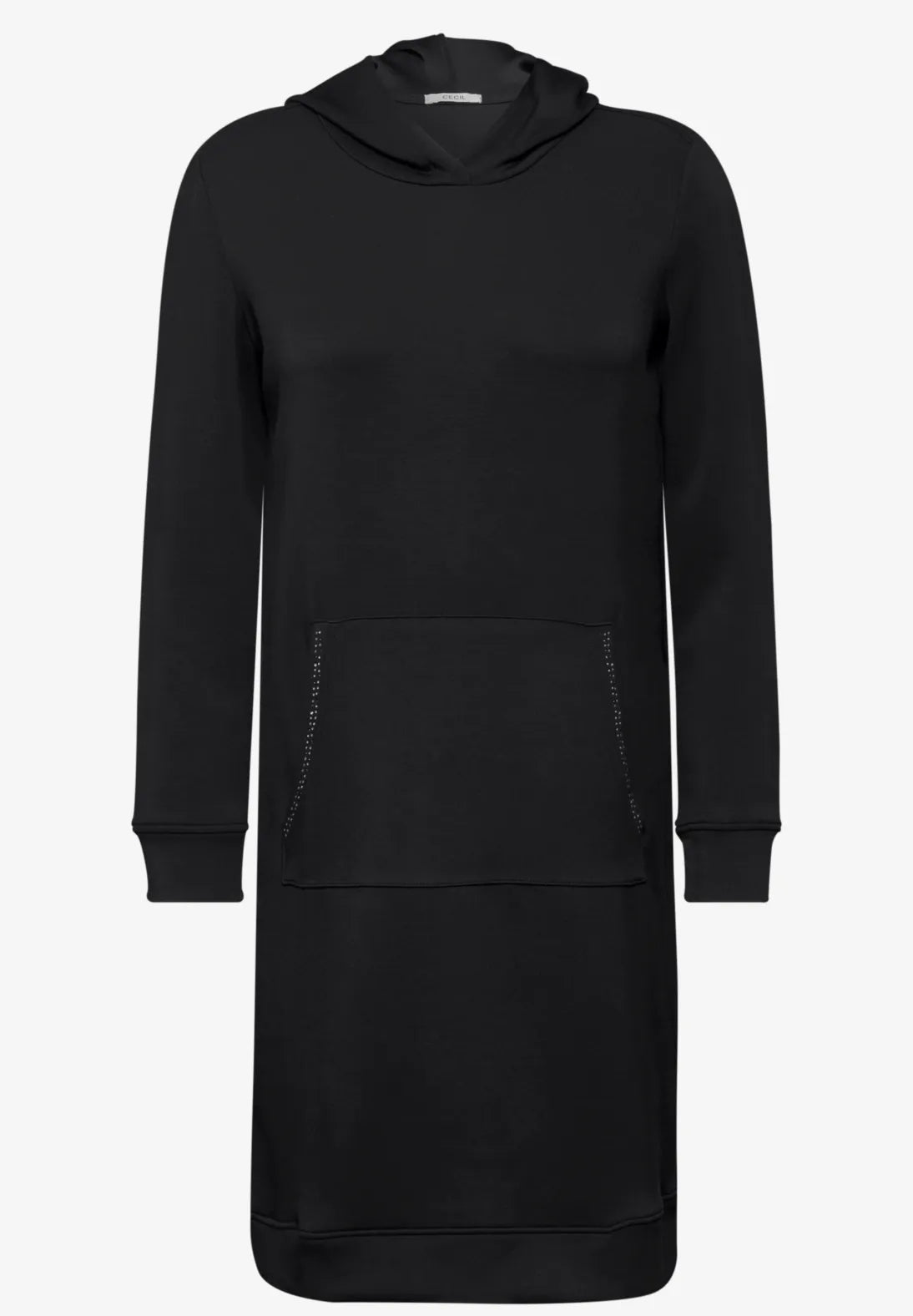 CECIL Modal Hooded Dress (Black)