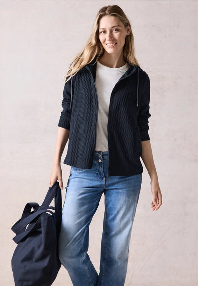 CECIL structured jacket (Navy)