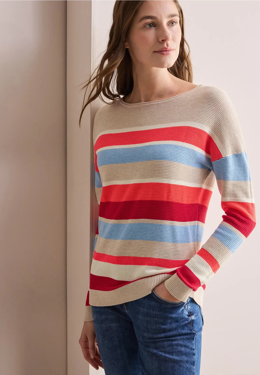 CECIL Striped Knit Sweater