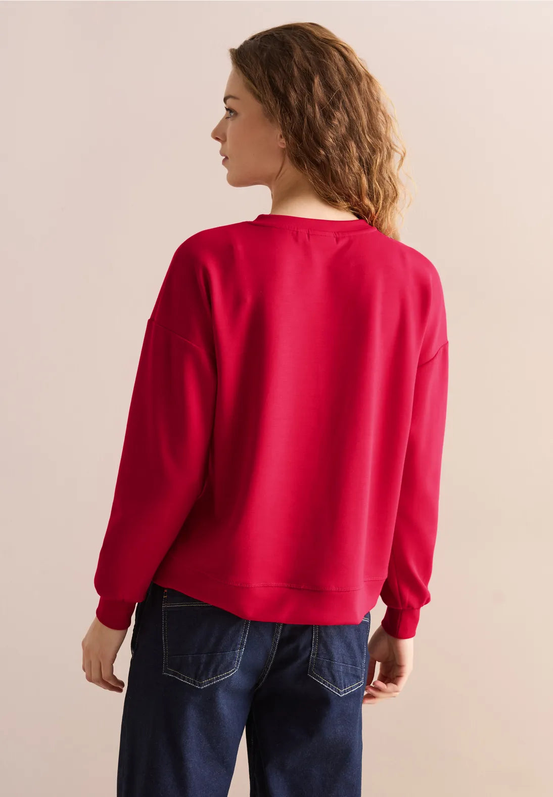 CECIL Sweater 'Stay Connected' (red)