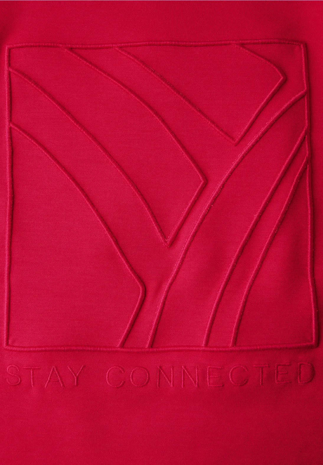 CECIL Sweater 'Stay Connected' (red)