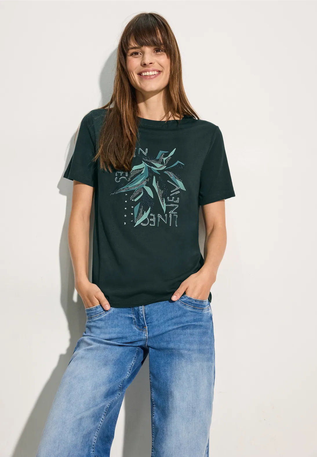 CECIL T-Shirt (Fir Green)