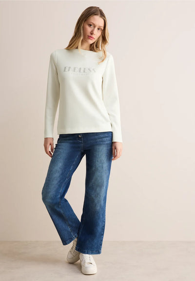 CECIL Soft Sweater (Vanilla White)