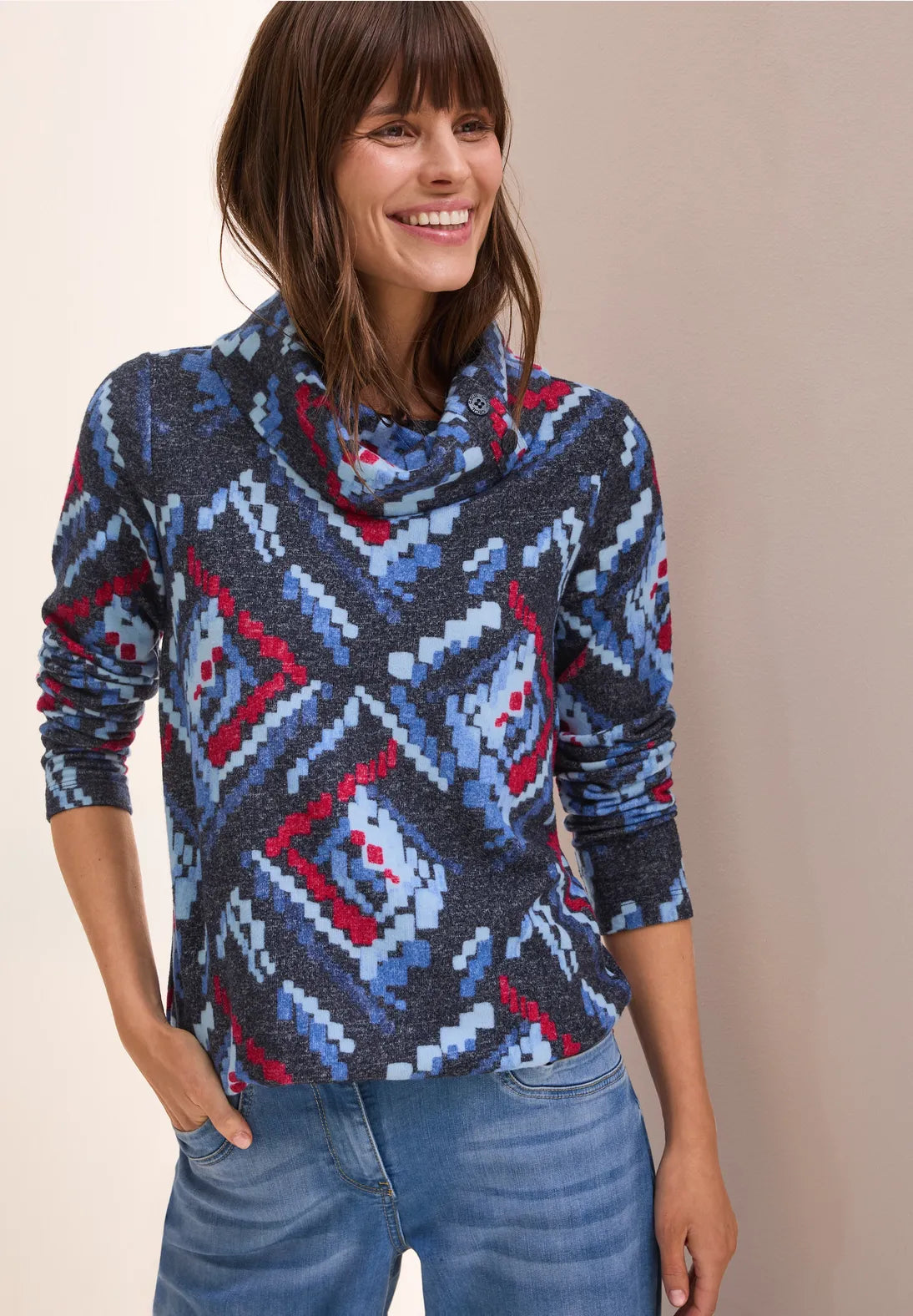 CECIL Melange Sweater (Multicoloured)