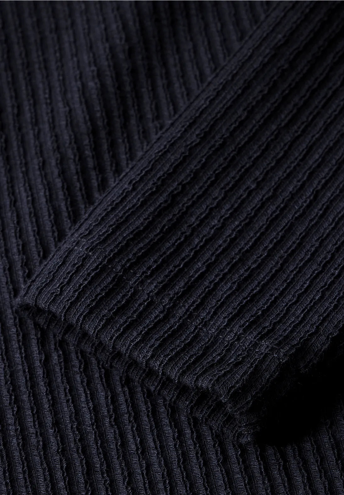 CECIL Jumper with ribbed structure (Navy)