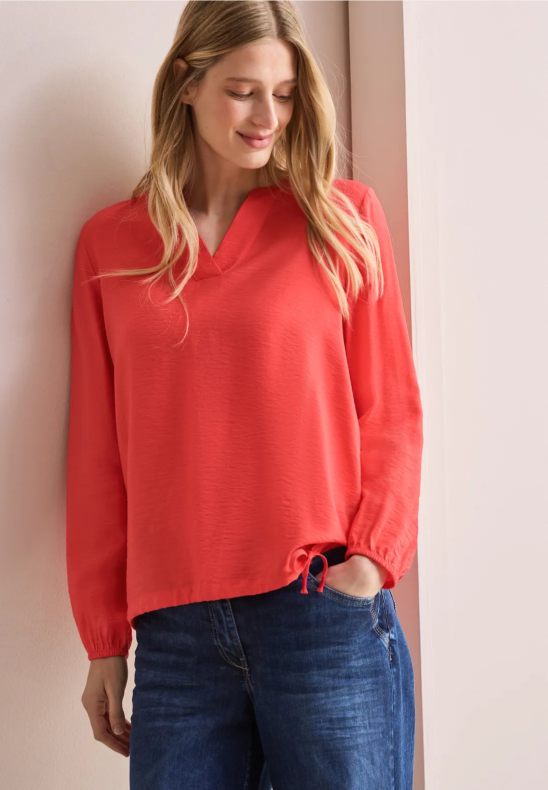 CECIL Tunic Blouse (Juicy Orange)