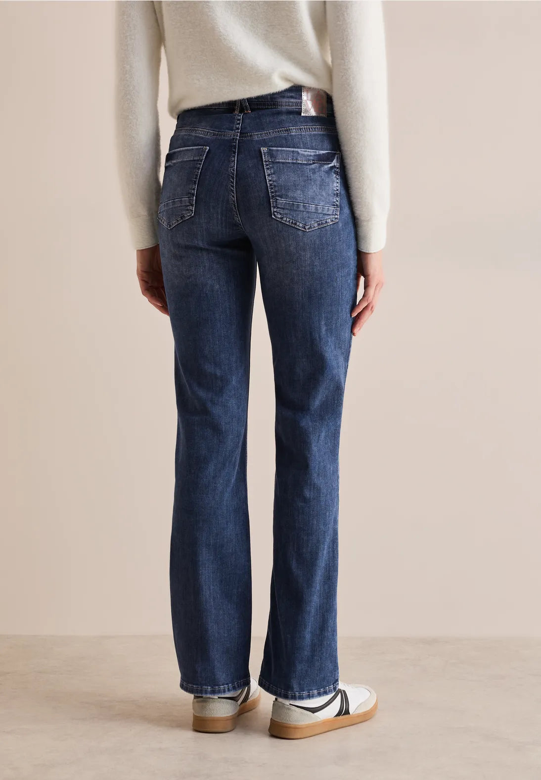 CECIL Style Toronto 30inch Bootcut Jeans (Mid blue)