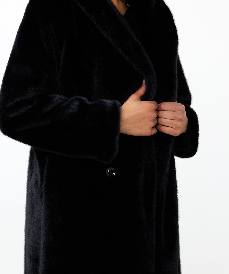 Stevie Faux Fur Coat by Esqualo