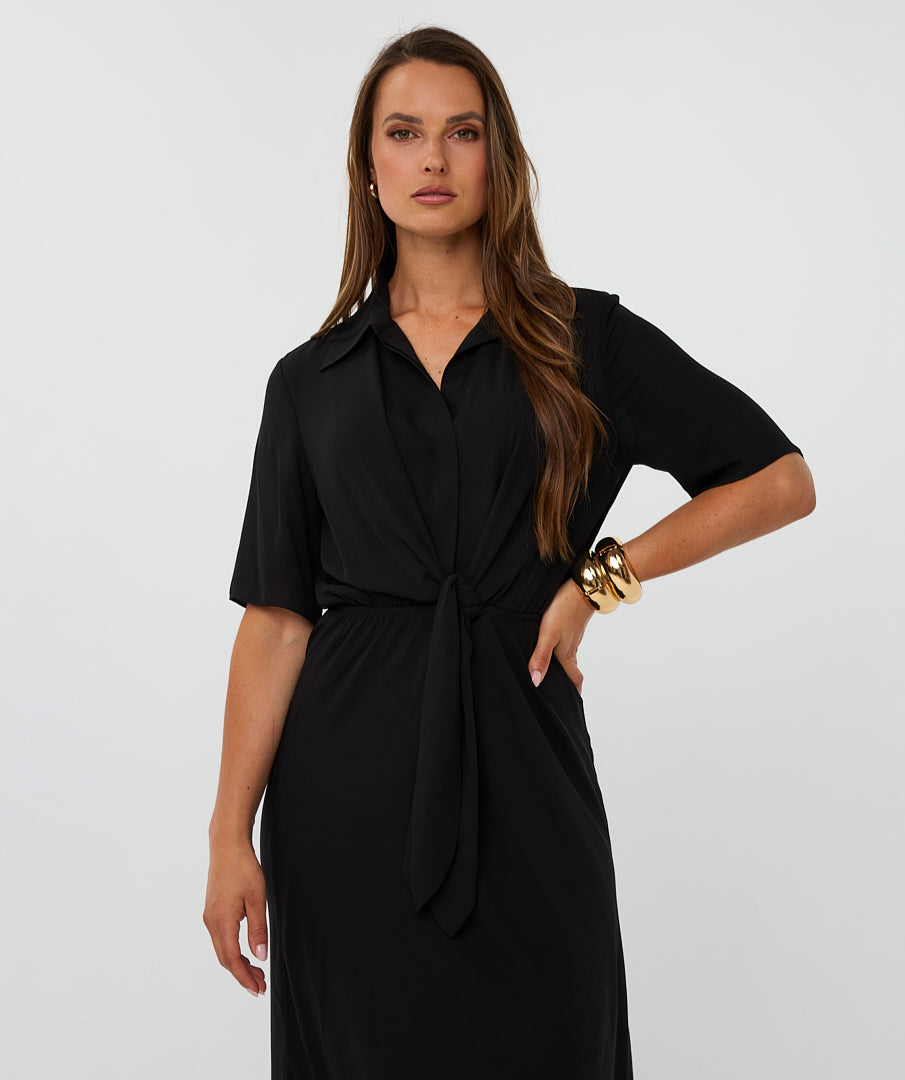 Ivy Dress with knot sleeve