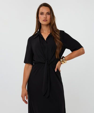 Ivy Dress with knot sleeve