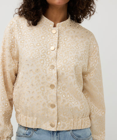 Edith Bomber Jacket (Ivory)