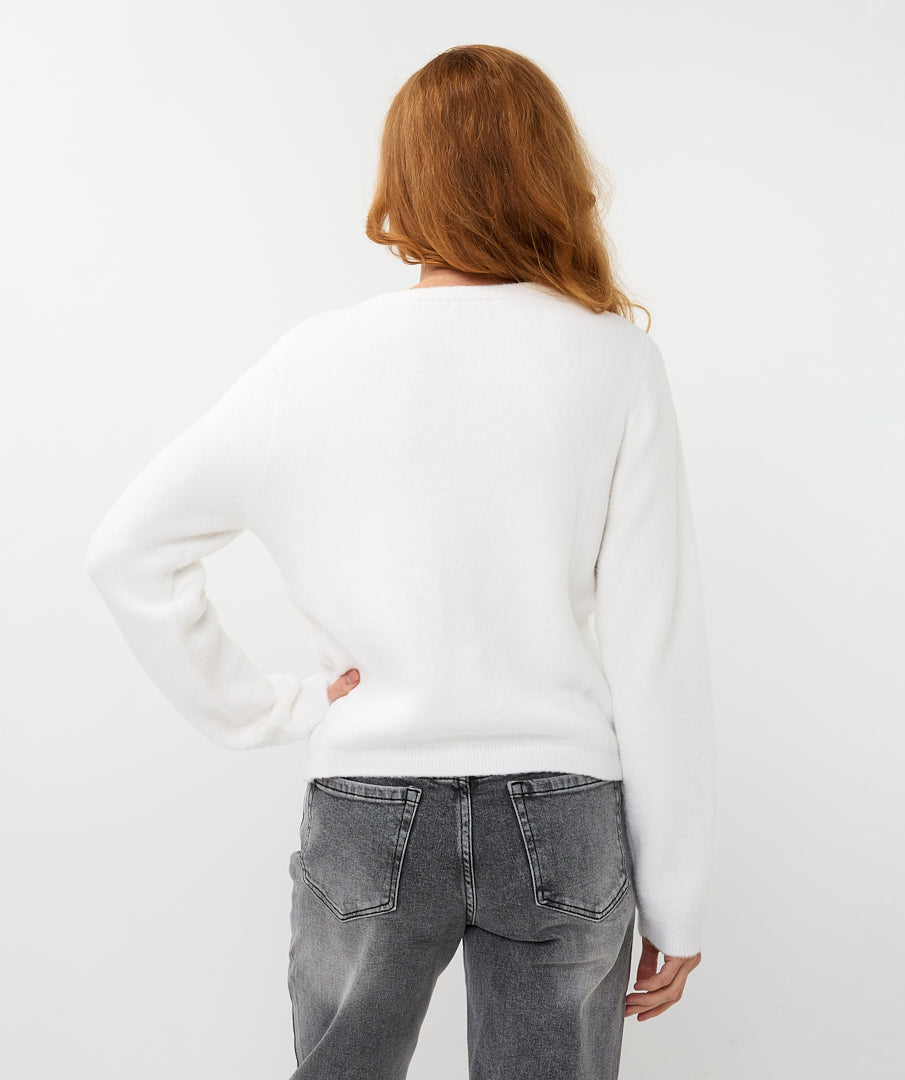 Alex Sweater (White)