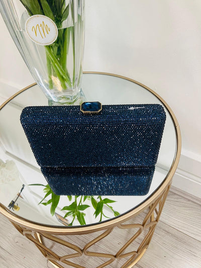 Navy Sparkly Bag