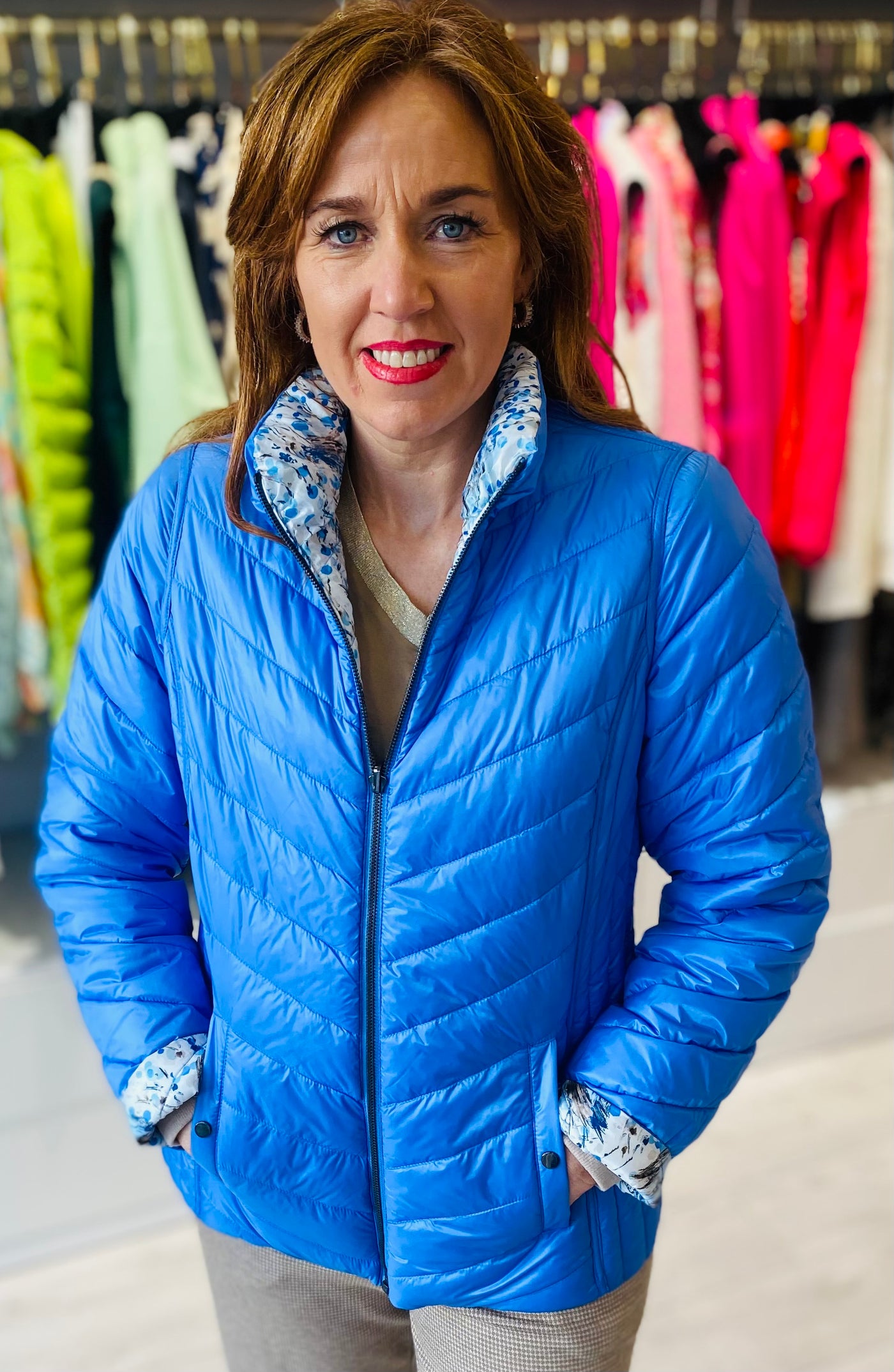 Carly Jacket(Blue)