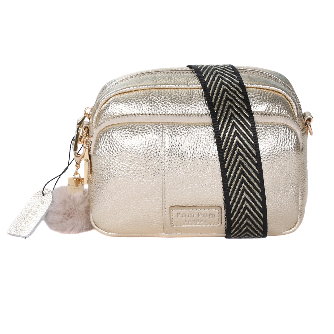 Mayfair Metalic Gold Bag