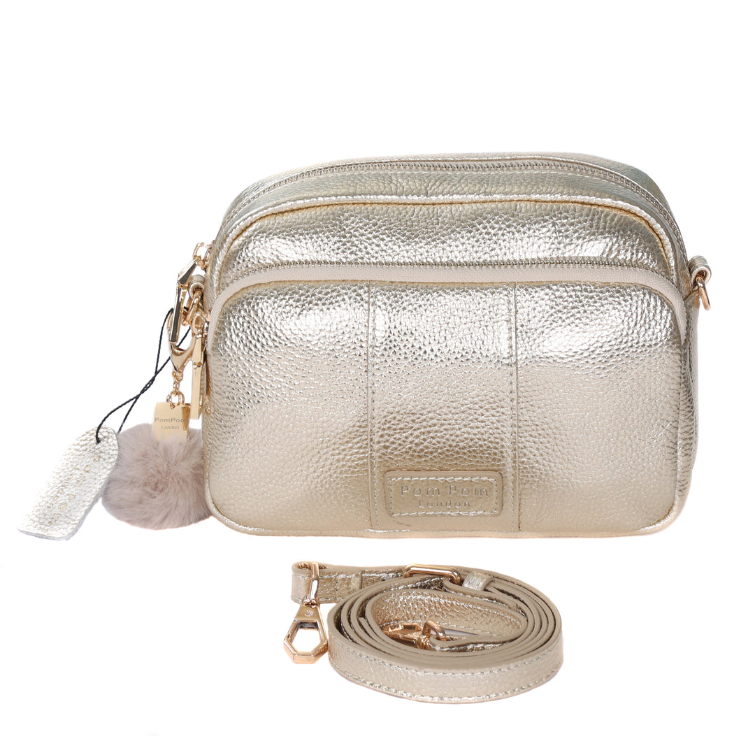 Mayfair Metalic Gold Bag