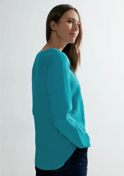 Cecil Tunic Top (Frosted Aqua Blue)