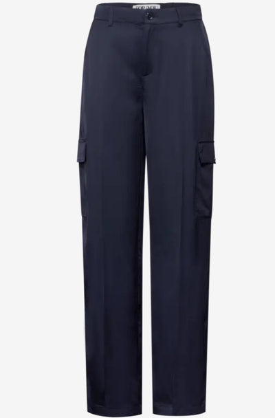 Street One Casual Fit Satin look Trousers