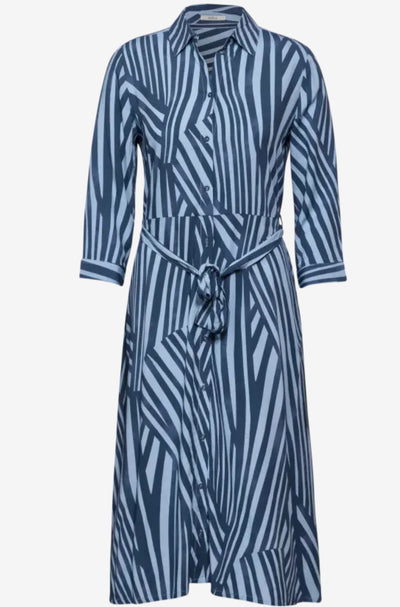 CECIL Print Dress (Blue)