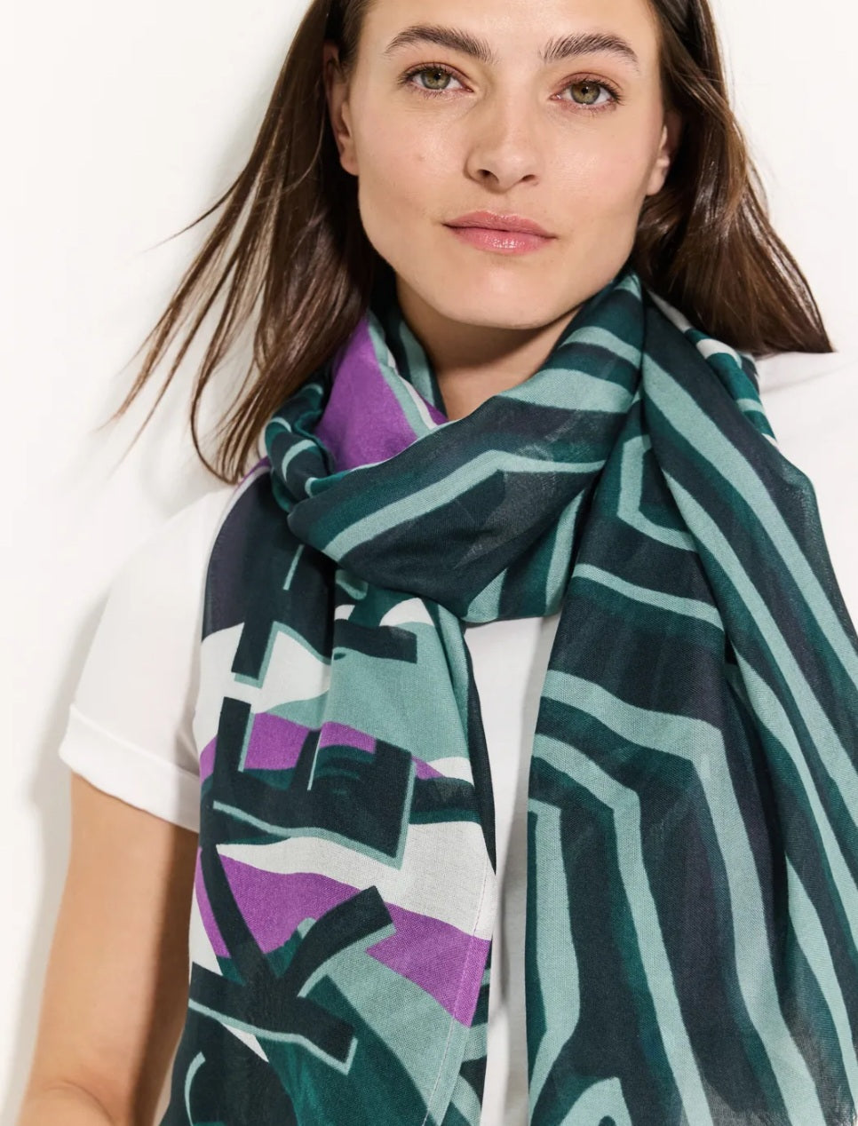 CECIL scarf (green)