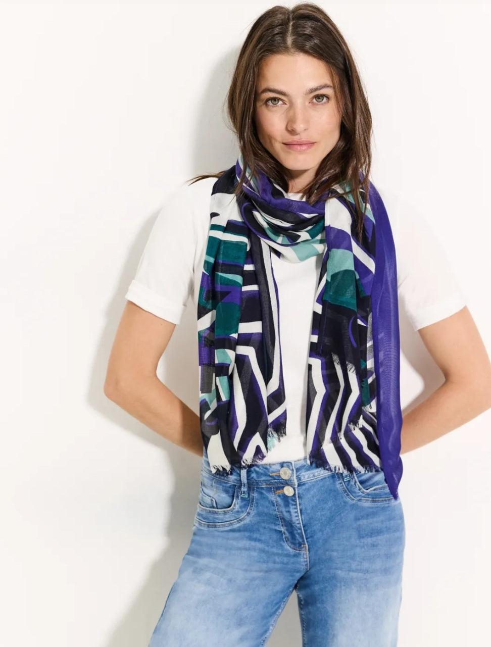 CECIL scarf (blue)