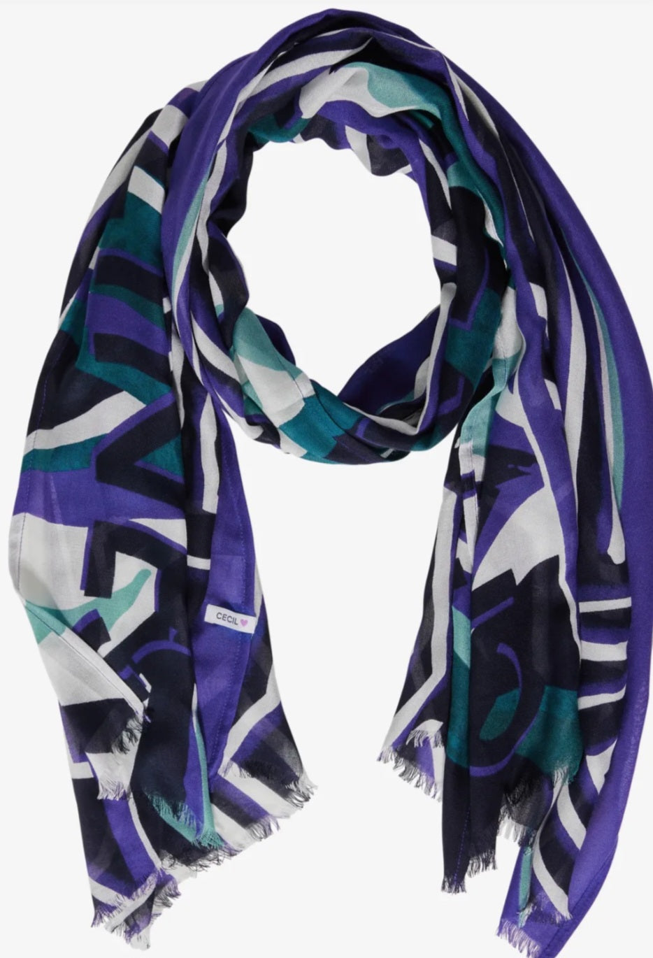 CECIL scarf (blue)