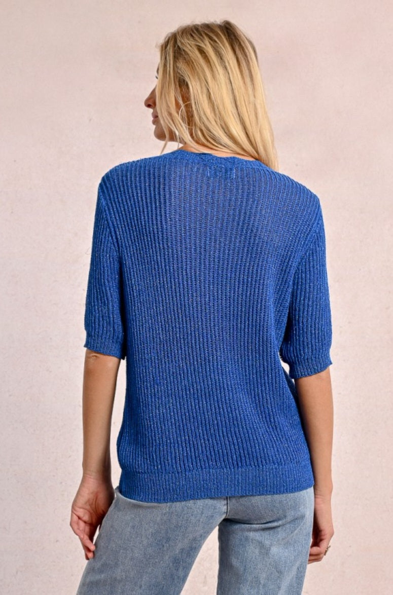 Dee Knit Sweater (Blue)