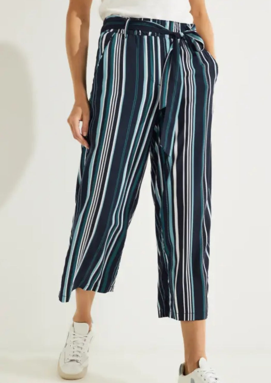 CECIL loose fit pants with stripes was 50 now 15