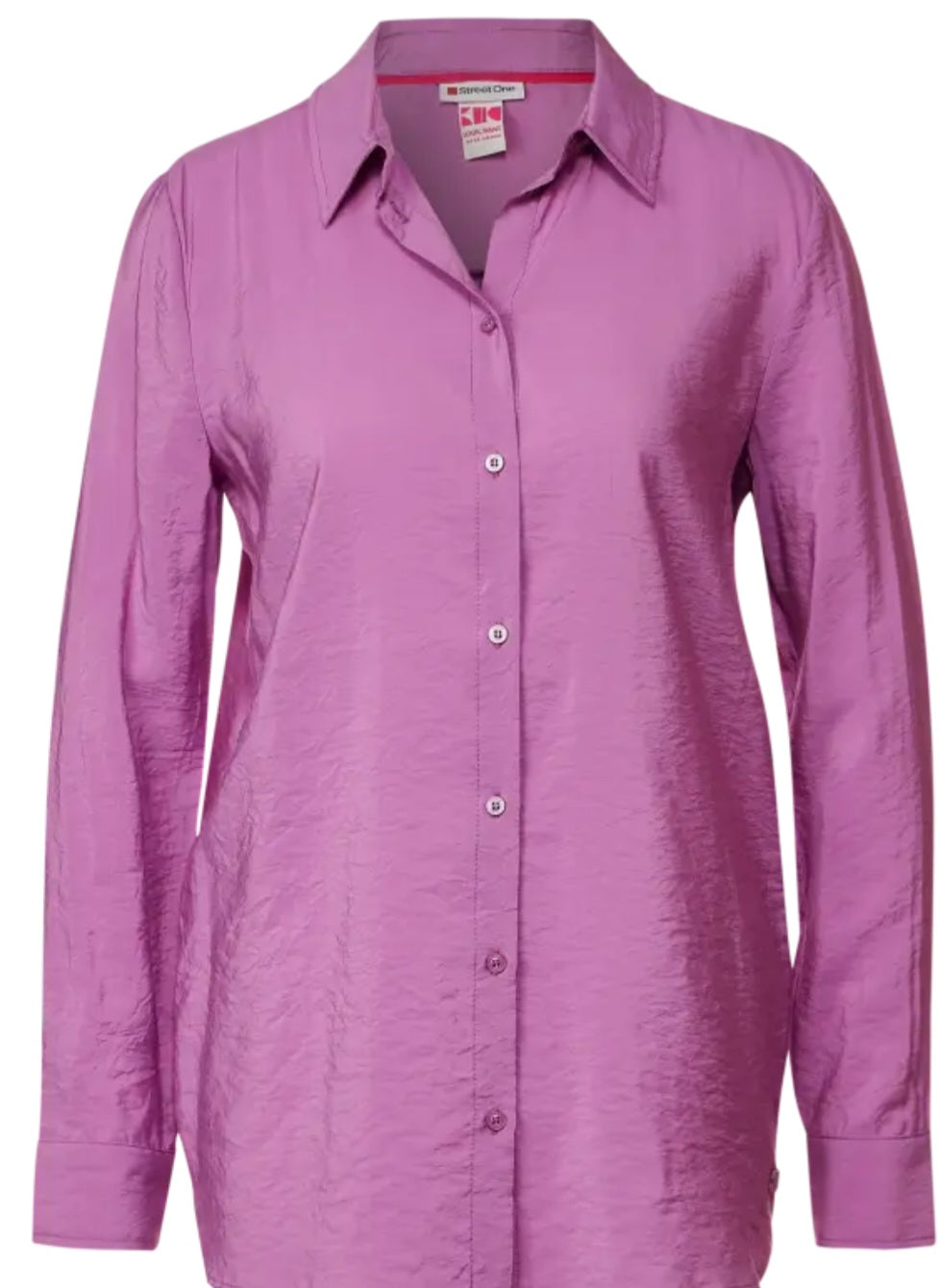Street One Shirt Collar Blouse (Lilac)