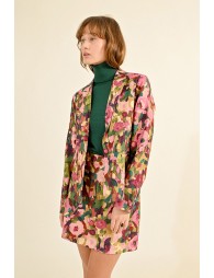 Floral Fitted Blazer by Molly Bracken