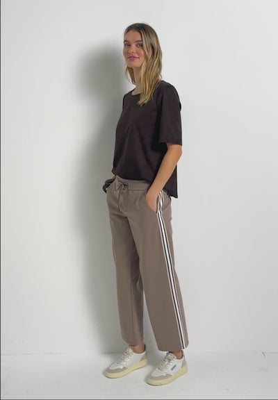 Street One Straight Leg Trousers (Brown)