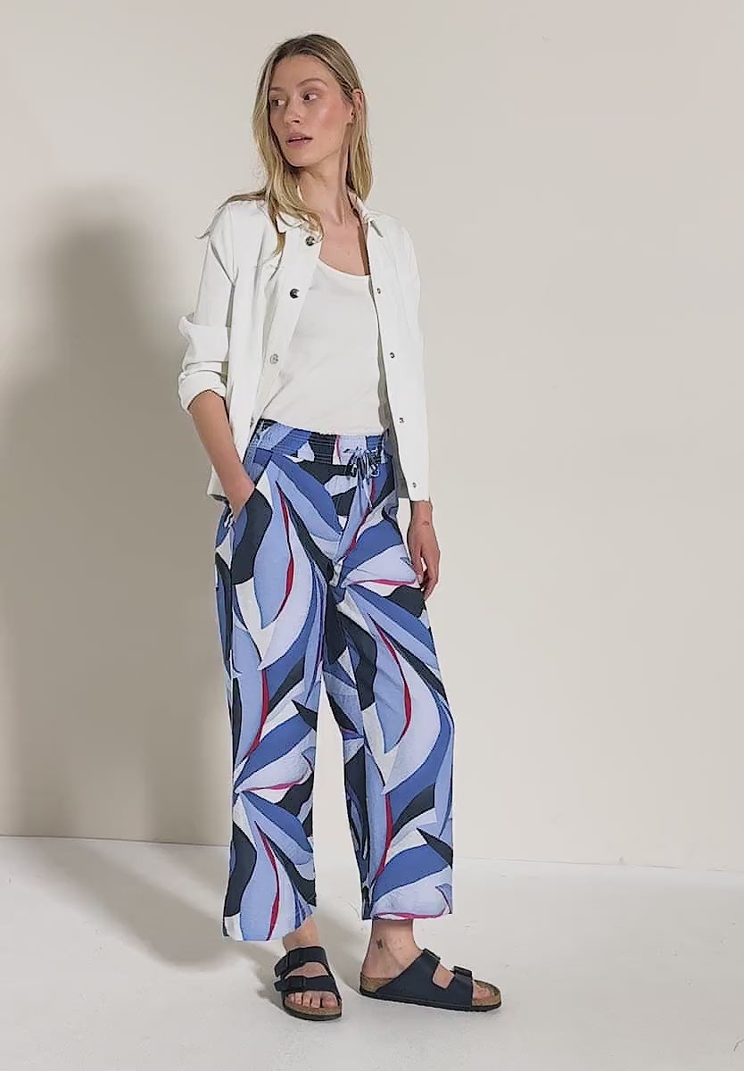 CECIL Style Neele Trousers (Urban Navy)