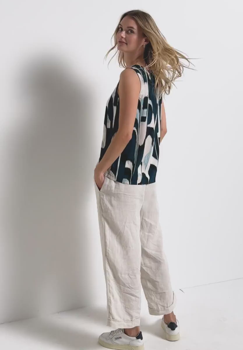 Street One Blouse top with ruffles