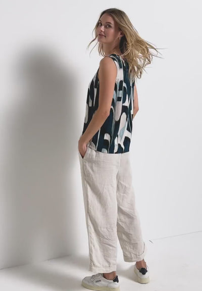 Street One Blouse top with ruffles