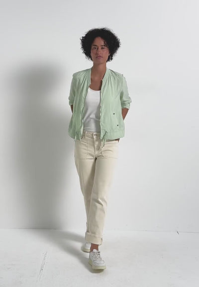 Street One Straight-leg jeans(26 inch) Beige