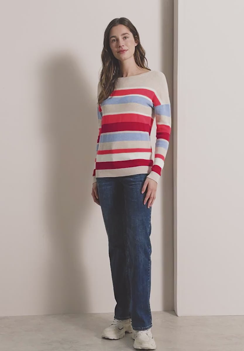 CECIL Striped Knit Sweater