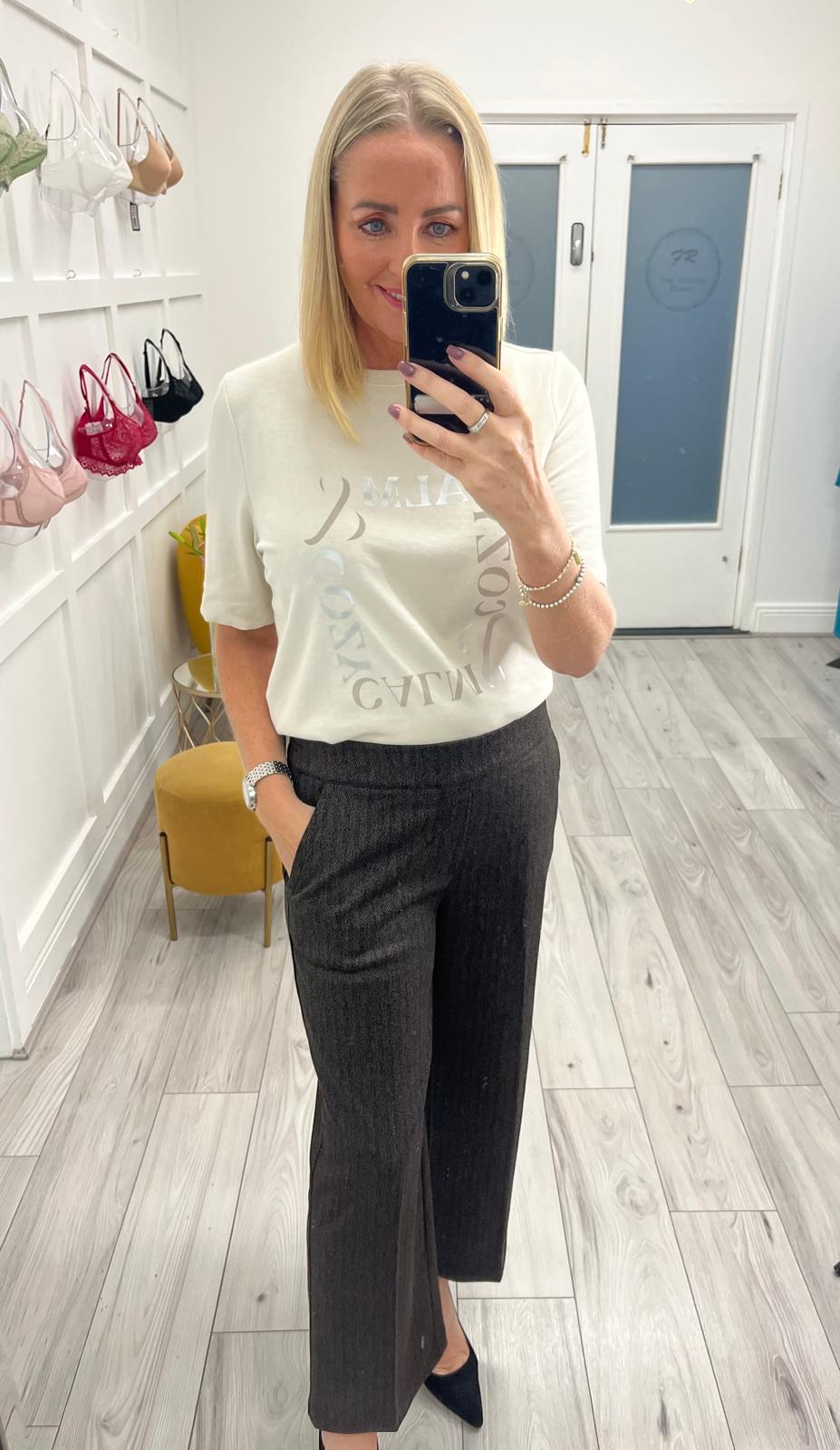 Street One Culotte Fishbone Trousers (26 inch)