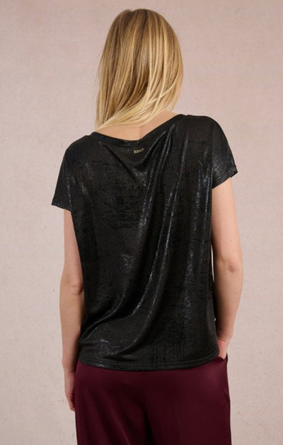 May Metalic Top (Black)