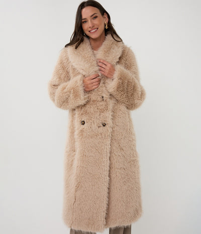 Kay Faux Fur Coat