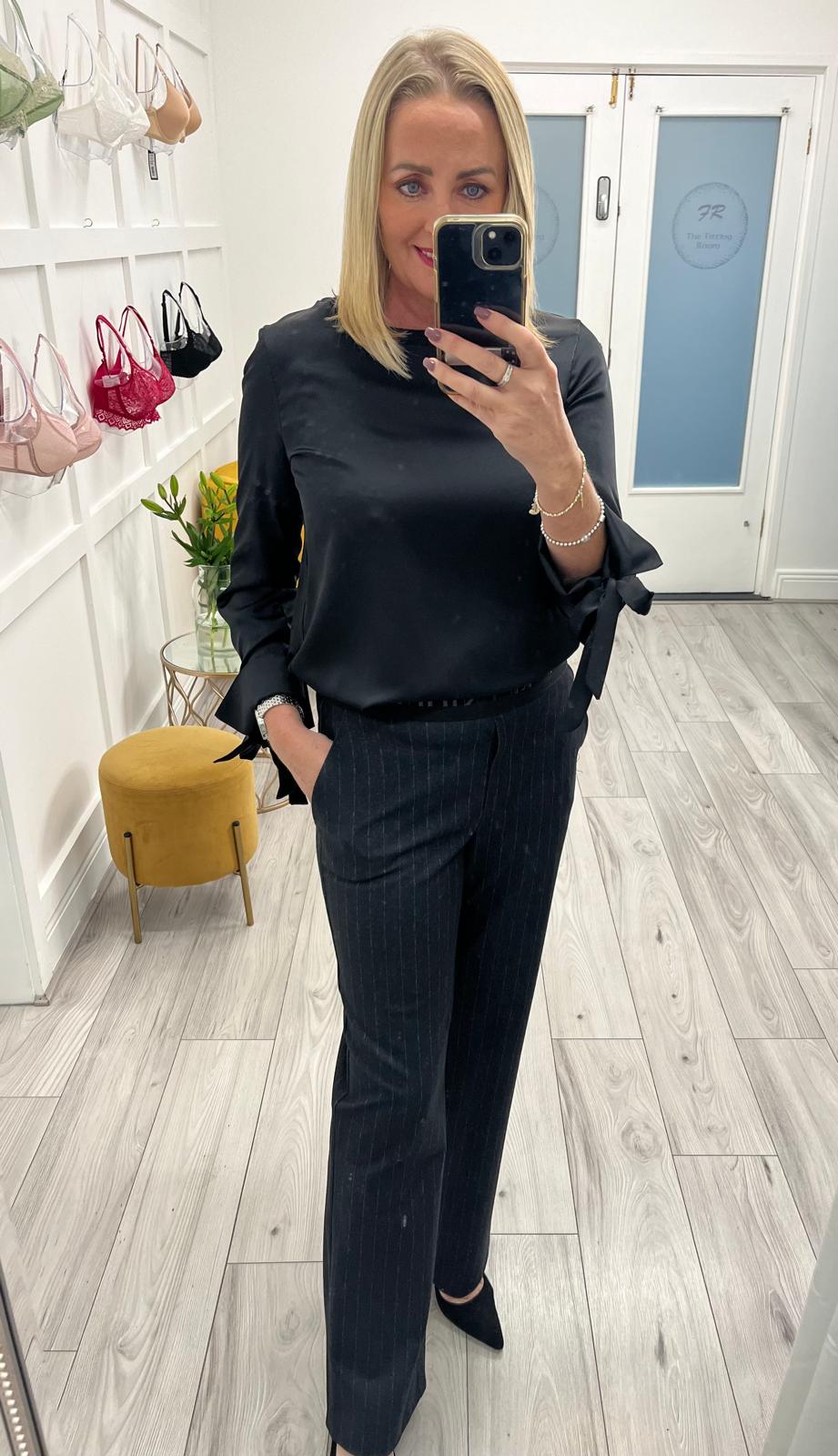 Robell Britt Trousers (pinstripe)