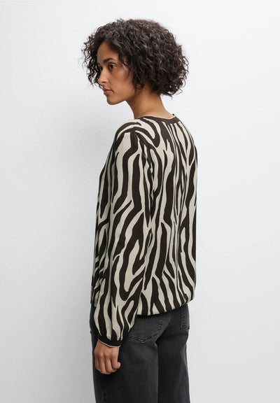 Street One Tunic Blouse (Brown)