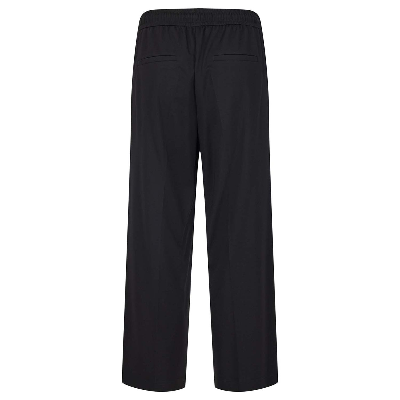 Robell Kati 09 ( Black) Wide Leg Faux Leather Culotte